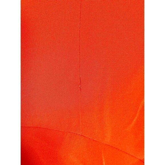 Derek Lam 10 Crosby Flamenco Asymmetrical V Neck Tank Dress Sleeveless Red 0 - Picture 5 of 16